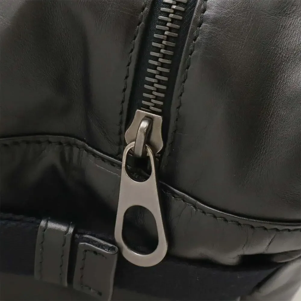 BOTTEGA VENETA Black Leather Intrecciato Hobo Bag